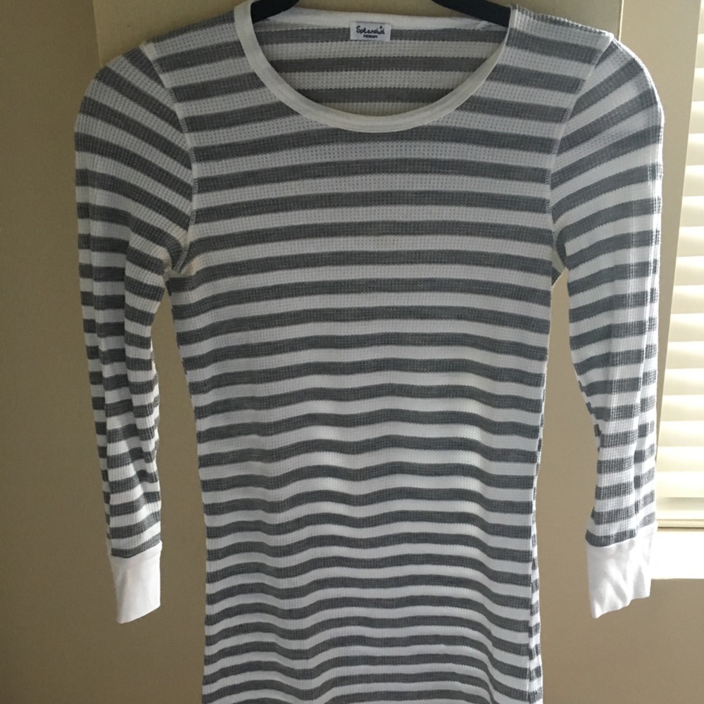 Splendid thermal henley top